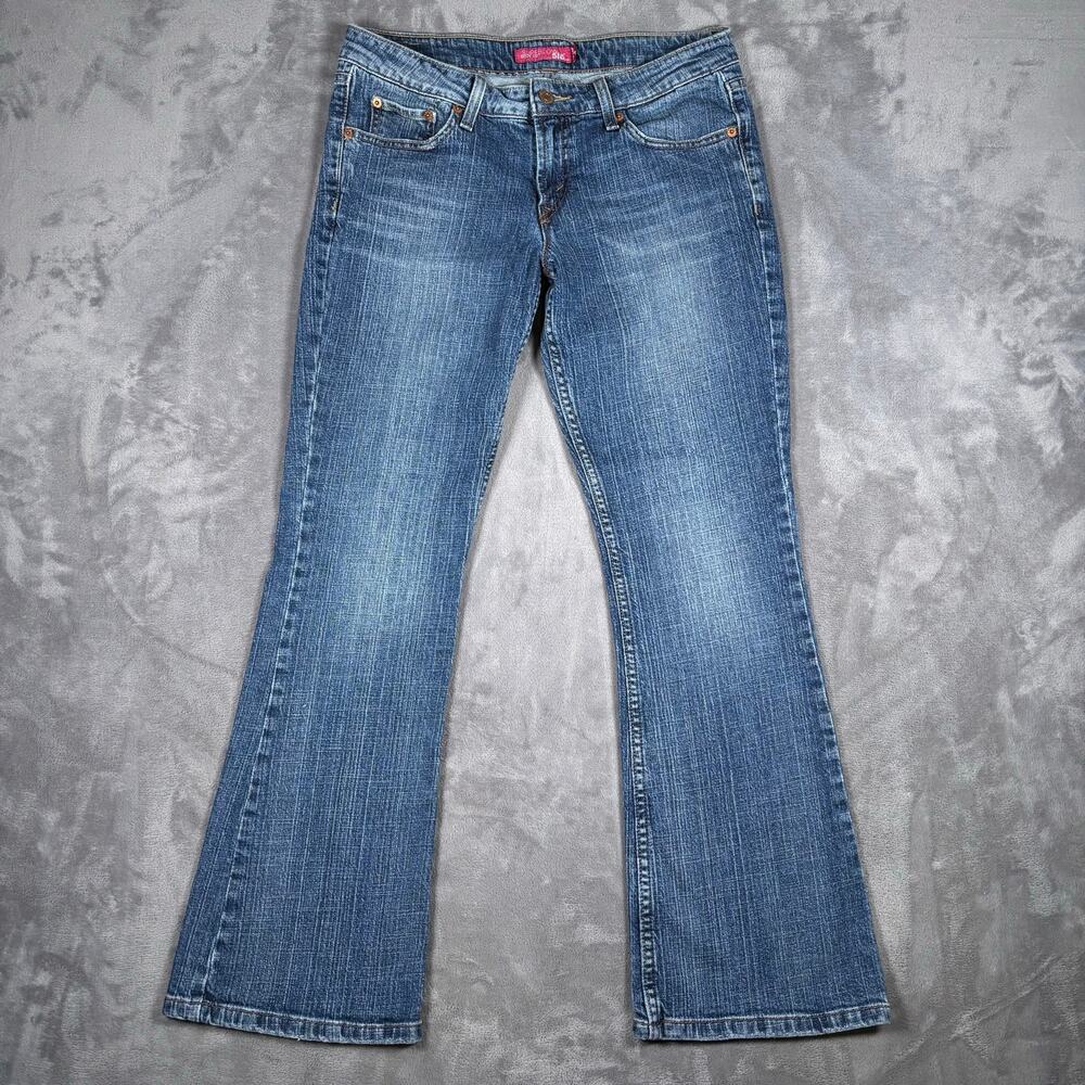 Women’s Levi’s 518 Super Low Bootcut Jeans Size 9 Short Y2K Vintage Low Rise